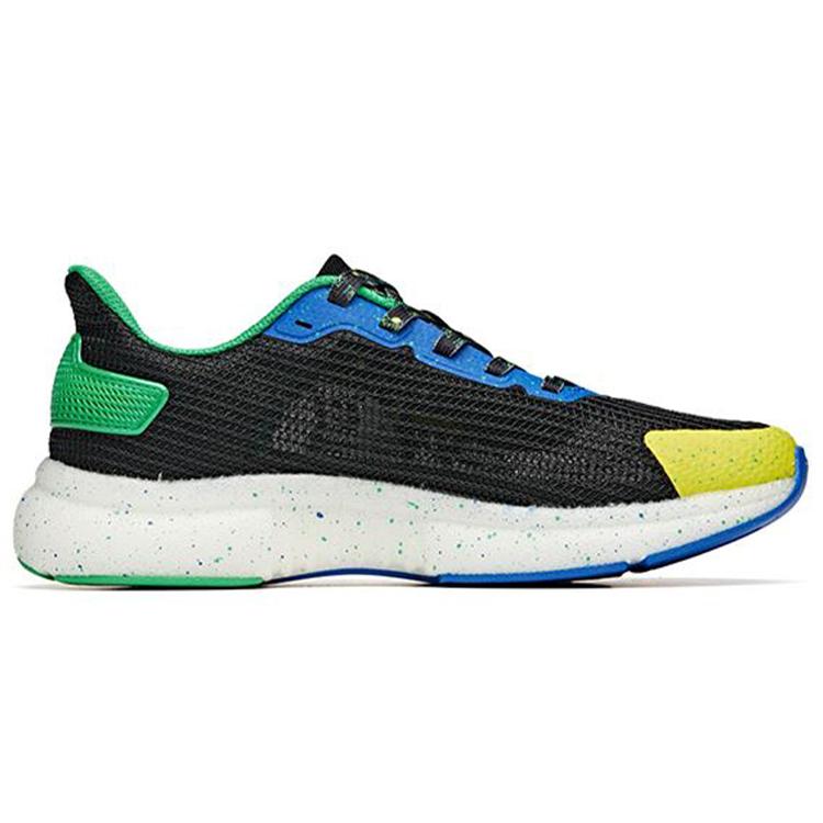 New Sprite X Anta Cushioning Anti Slip And Wear Resistant Rebound Low Top Running Shoes Men's Black Green Yellow 112025520-14