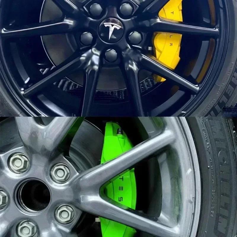 Car Sticker Tesla Car Brake Caliper Handle Sticker for Tesla Model X S Y 3 P75D P85D P90D P100D Roadster Films Side Fender Windo