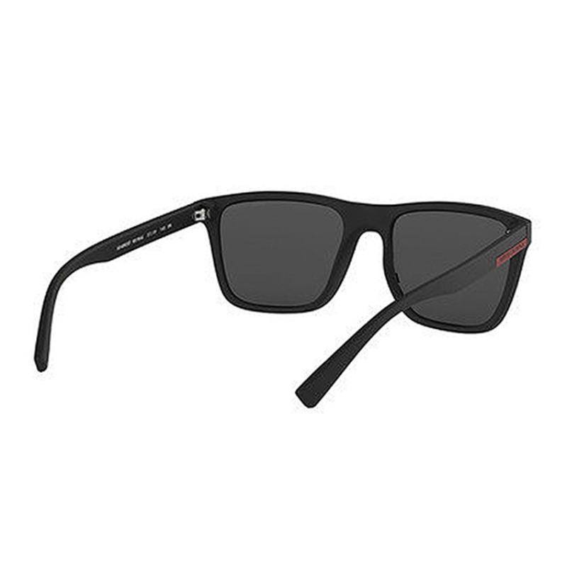 ARMANI EXCHANGEAE Lightweight and comfortable Grey mirror Letter Logo Plate frame Square Sunglasses Unisex Couple