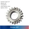 CJ0618 Ingranaggi Metallici Metrici e Imperiali/Ingranaggio Albero Principale/Ingranaggio Avanzamento 20T/25T/30T/35T/40T/45T/50T/60T/80T/54T/55T/57T/65T/72T
