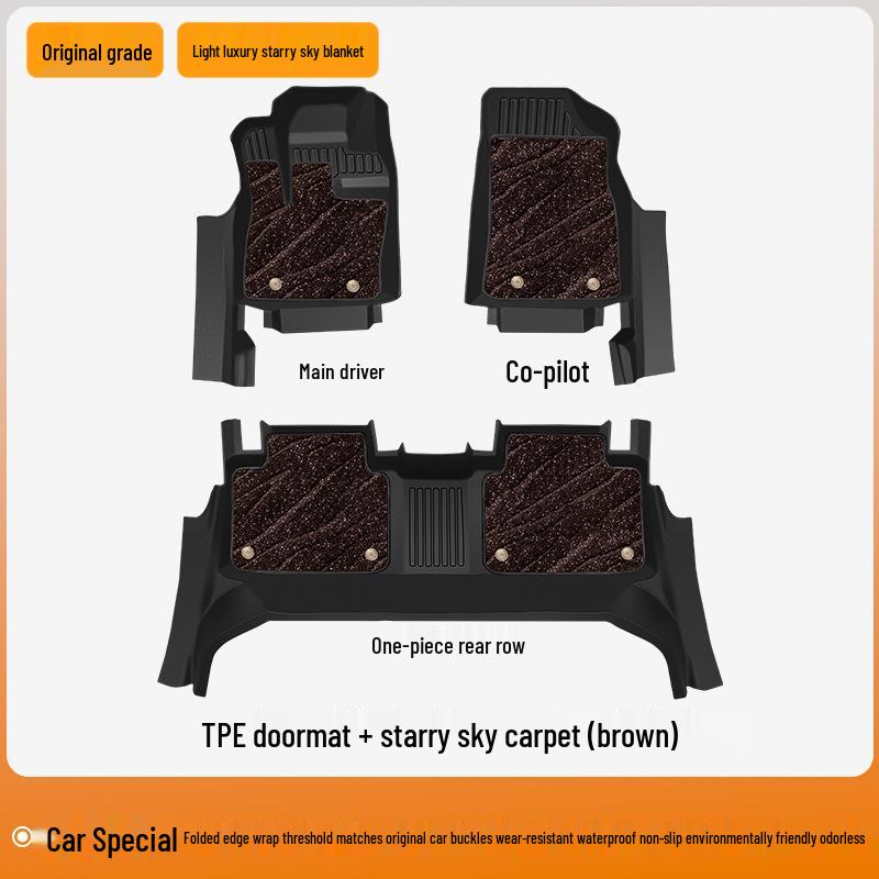 2025 Nissan X-Trail Honor Full Coverage TPE Floor Mats