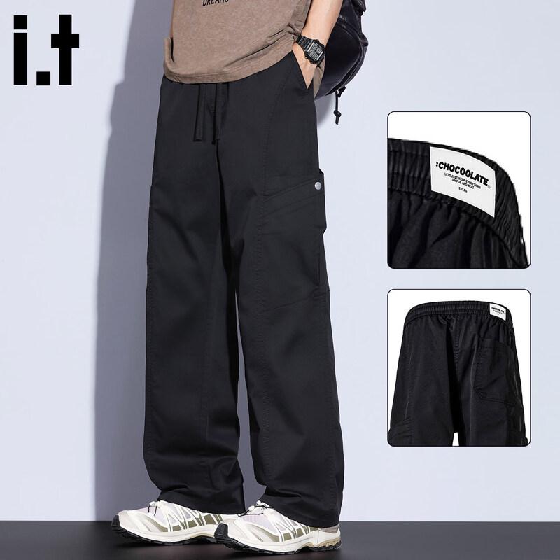 CHOCOOLATEit Men s Outdoor Workwear Relaxed Straight-Leg Casual Pants 3XL