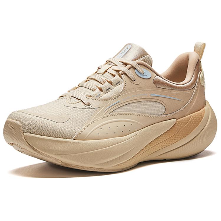 Anta Comfortable Shock Absorbing Non-Slip Durable Low-Top Casual Running Shoes Women Sneaker Brown 922445513-2