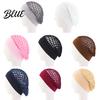 Crochet Hair Net Mesh Bonnet for Women, Breathable Polyester Sleeping Cap with Wide Anti Frizz Elastic Band, Lightweight Cove Wig Styling And