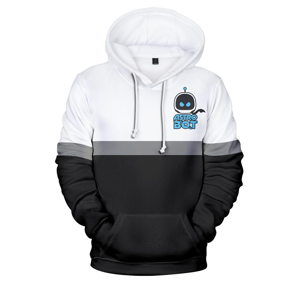 Bluza z kapturem męska i damska Astro Bot Anime Bluzy z kapturem Anime Streetwear Harajuku Casual Nadruk z kapturem Bluzy z kapturem
