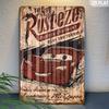 [Vintage Aluminum Sign] Vintage "TRUST RUSTEZE" Aluminum Sign - 2D Flat 8x12 Inch Retro Wall Art with Humorous Quote