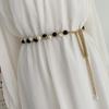 Elegant Black And White Beaded Belt For Women Chic Woven Style For Every Occasion