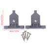2Pcs Nylon/Metal Drawer Clip Front Panel Fixing Bracket Connector Replacement Kitchen Furniture Cabinet