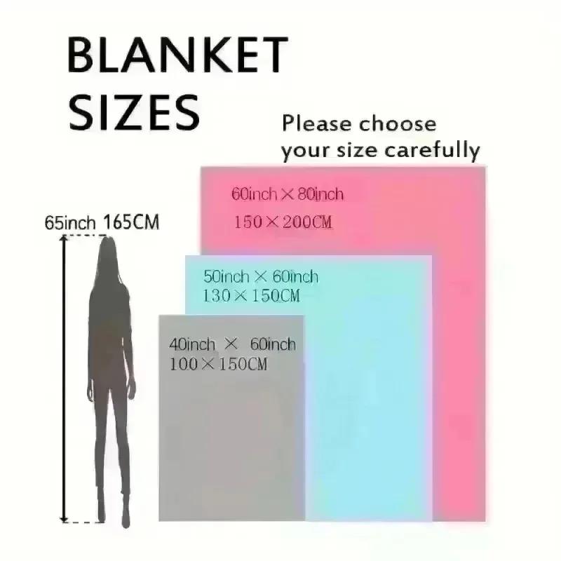 A Sheep Head Totem Printed Blanket Suitable for All Seasons Perfect As A Gift Blanket for A Camper Blankets