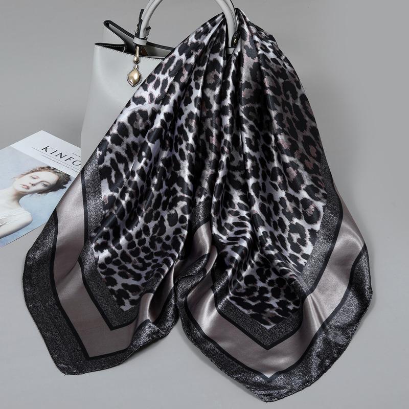 90 Square Scarves, Silk Scarves, Women's New Spring and Summer High-end Sense Versatile, Thin Scarves, Shawls Outside