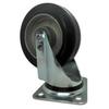 Swivel wheel, trolley set, 125mm, 200kg, JPAB 1251, aluminum-rubber