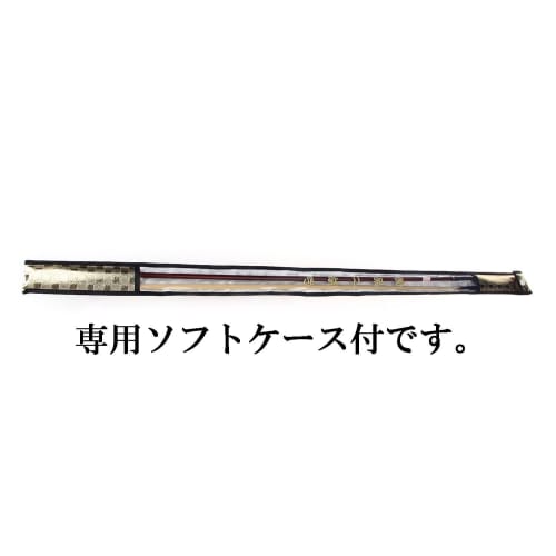 High-quality erhu bow for beginners and practice. [Northern Style] Made with virgin purple bamboo and natural white horsehair. Includes dedicated case
