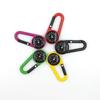 6Pcs Compasses Carabiner Hook ABS Compasses Keychain For Kid Adult Outdoor Hiking Mountaineering Camping Gear Accessory