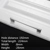 KK&FING 1PC Simple Black Aluminum Kitchen Cabinet Door Handles Drawer Pulls Glass Cabinet Wardrobe Door Pulls Furniture Hardware