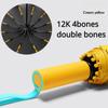 24/60/72 Bones Windproof Reinforced Fully Automatic Umbrella for Men Rain and Shine Sunshade UV Resistant Sun Large Parasol