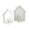 Birds House Wall Hanging Decorative Silicone Molds Hanging Ornament Molds Plasters Castings Molds Home Decorations