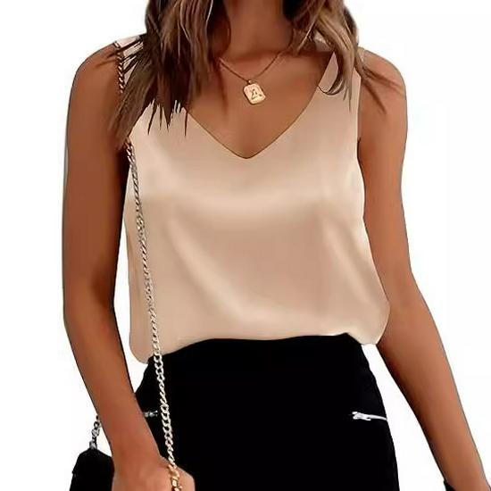 European-American Women's Summer Casual Sleeveless Camisole Top