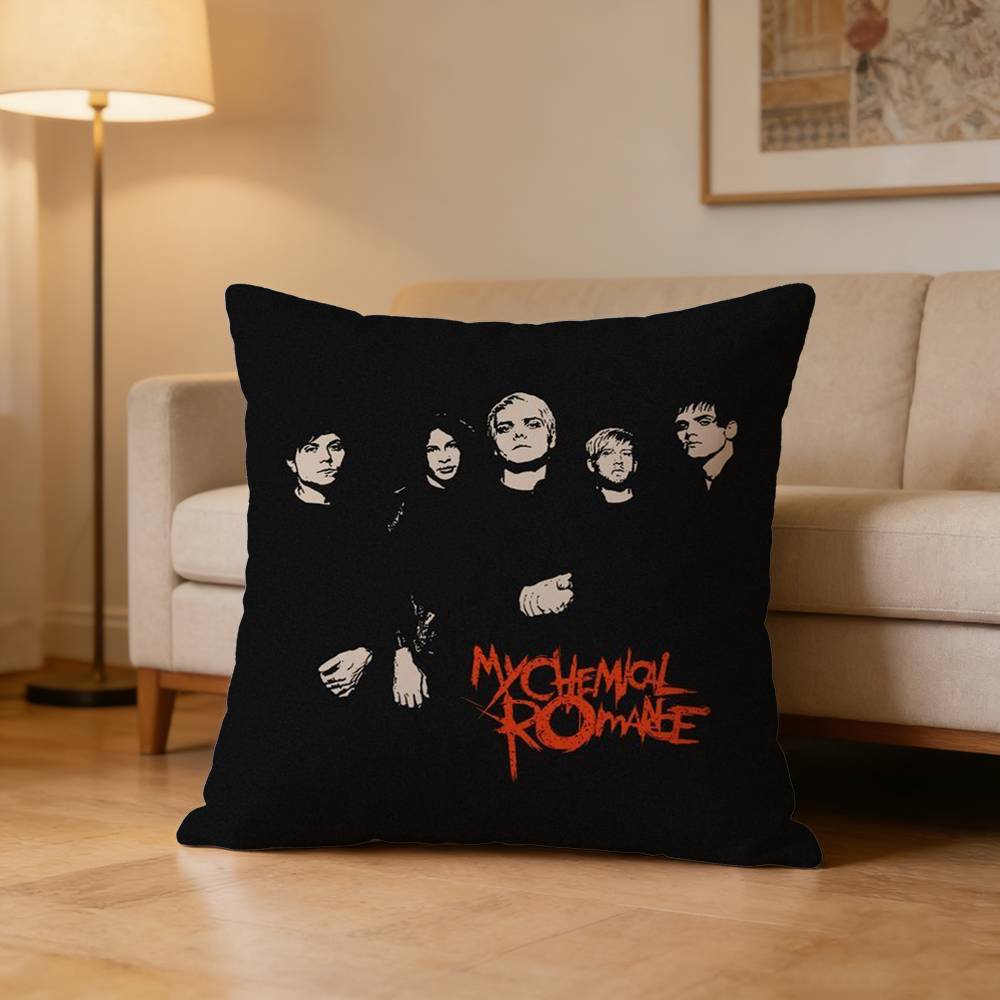 My CChemical RRomance MCR Pillow Case Pattern Printed Pillowcase For Living Room Sofa Cushion Cover
