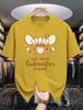 Unisex Crew Neck Tee Badminton Sport Letter Graphic Print Soft Cotton Loose Breathable Short Sleeve Summer Casual Street Tops