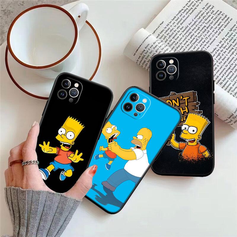 S-Simpsons Shell Phone Case for Samsung Galaxy Note 10 20 S23 S24 S25 Ultra FE Plus Edge Lite A02S A35 A07 A17