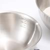 Wielofunkcyjna miska ze stali nierdzewnej na sałatę z oznaczeniami pomiarowymi, miska na warzywa, miska do mieszania jajek, miska na zupę, do gotowania w kuchni