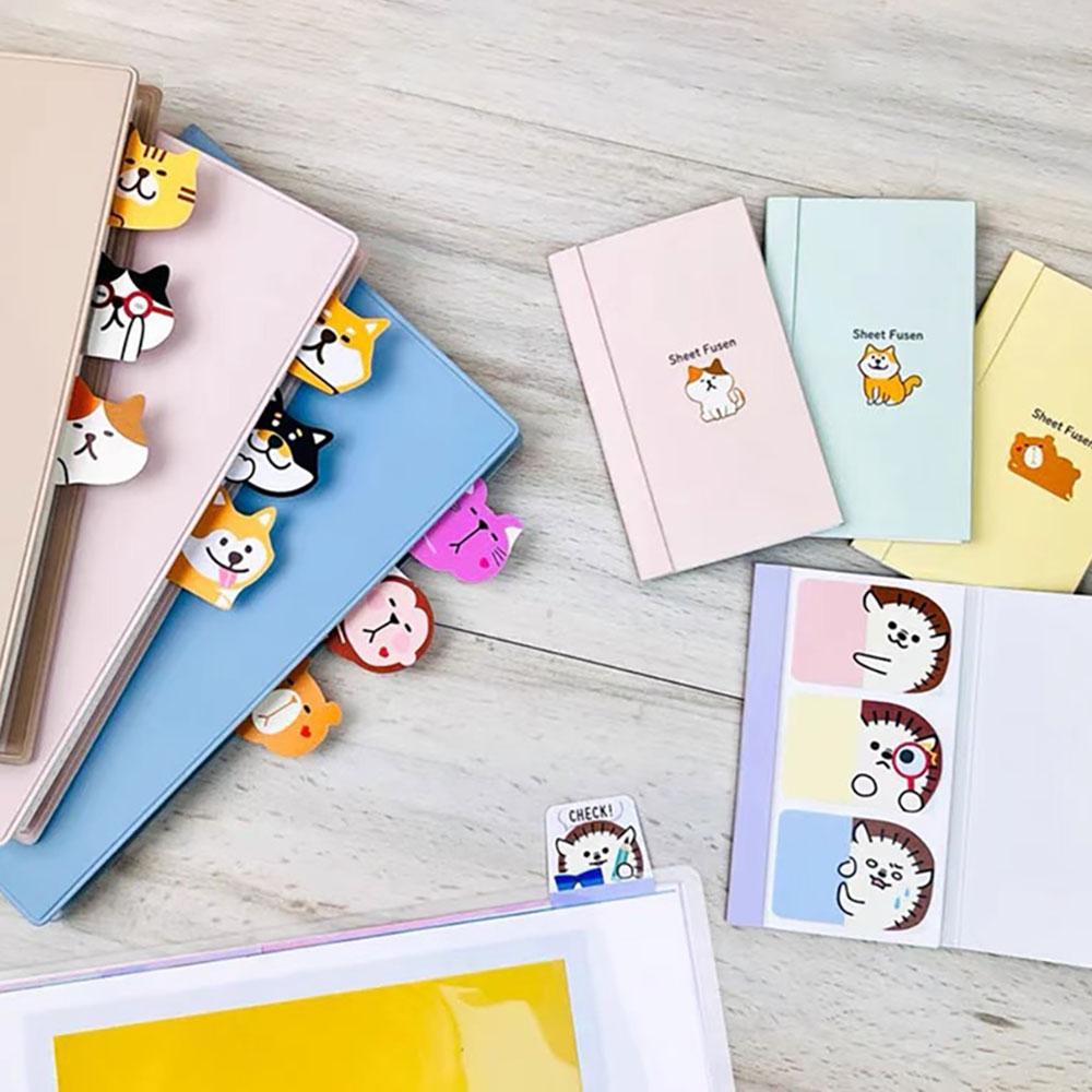 Share Time Index Sticky Convenience Sticker Cute Student Label Sticker