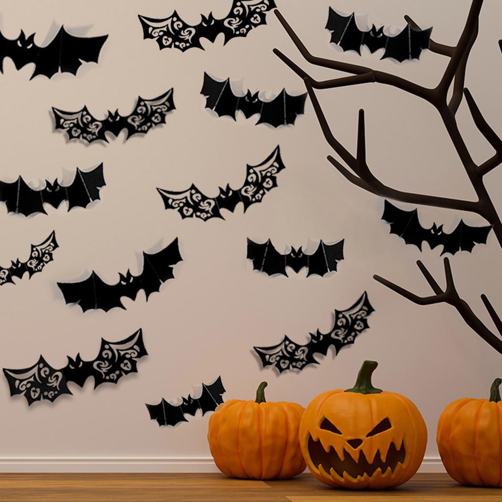 Halloween Stickers, Wall Stickers, Hollowed Out Scenes, Props, Wallpapers, Holiday Decorations