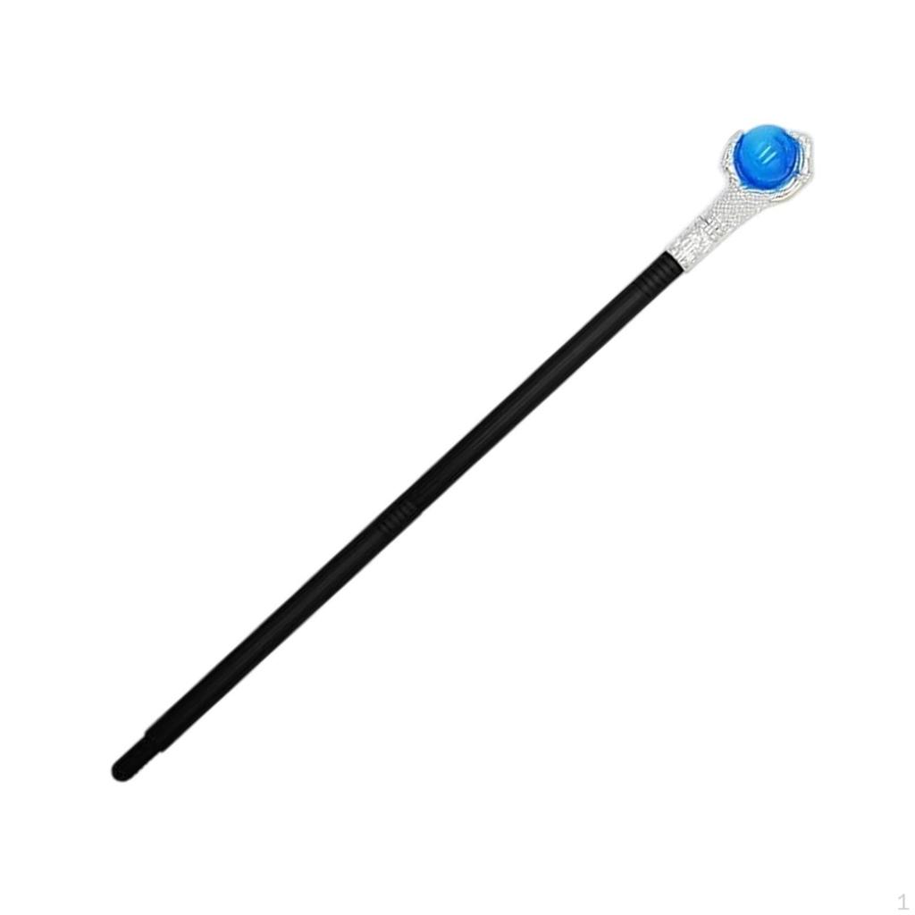 Halloween Costume Walking Cane for Festivals Stage Performance Show Birthday Red Color Ball