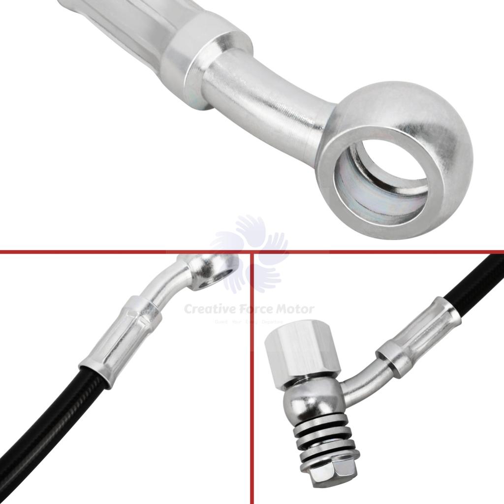Hydraulic Brake Line Hose 25cm Motorcycle Extend Connector Universal For Honda ATV Kawasaki Yamaha Suzuki Dirt Bike Scooters Etc
