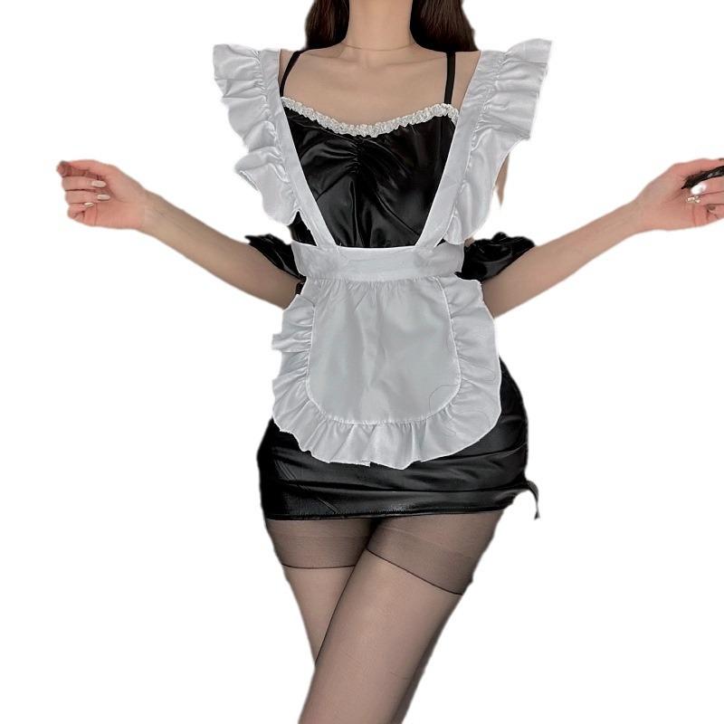 Sexy Maid Apron Sling Lace Suit Seduction Suit Cosplay