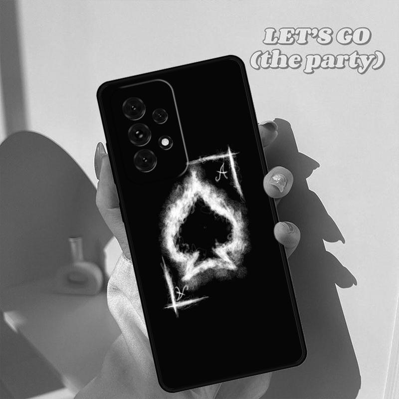 Poker Playing Cards Phone Case For Samsung Galaxy A42 A31 A40 A51 A71 A32 A80 A91 A52 A72 A73 A20e A21S A50 A70 A11 A12 Cover
