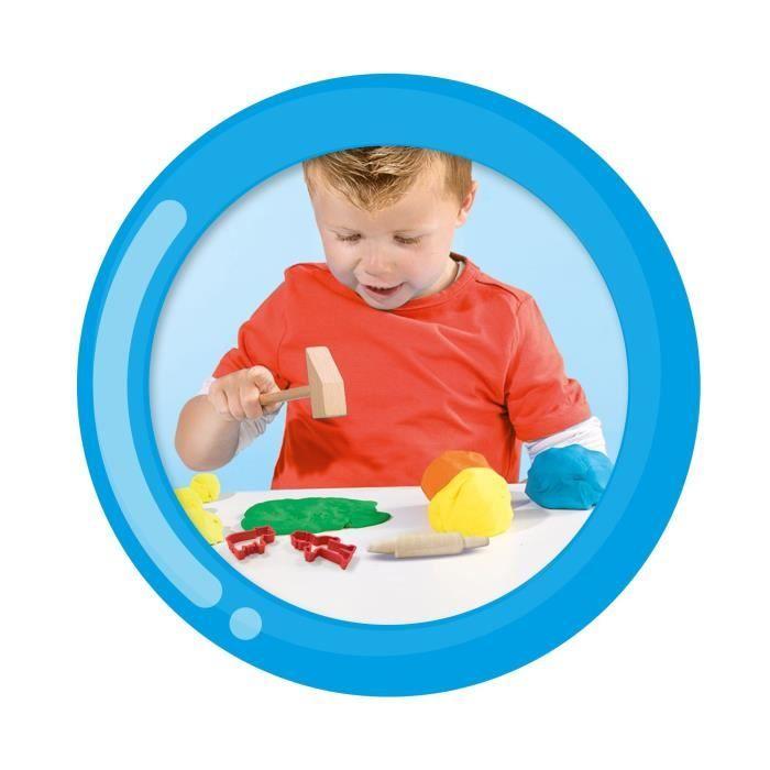 Méga kit de pâte a modeler avec outils - SES CREAVITE - My first - Hobby 1 - 4 - Sensoriel - Apprendre les formes - Age : 1+