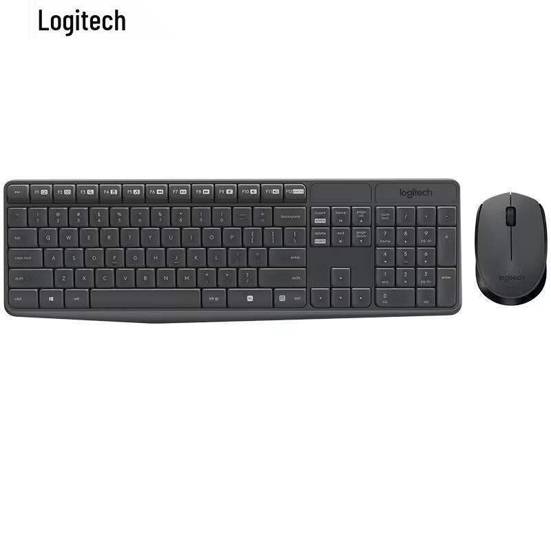 

Logitech MK235 Full-Size Wireless Keyboard and Mouse Combo