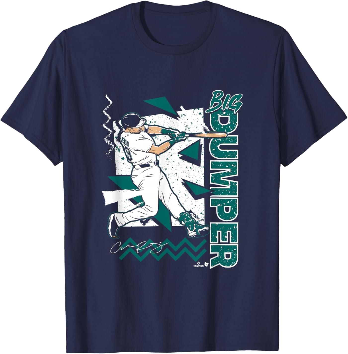 Cal Raleigh - Big Dumper 90s Style - Seattle Baseball T-Shirt S