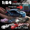 New 4WD 2.4GHZ RC Simulation Mini Drift Car Palm Racing Model Desk Toys 1/64 Scale Remote Control Car Gift for Children Boys.