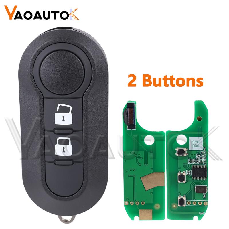 Remote Car Key For Fiat 500 MPV Punto Bravo Ducato Doblo Qubo Grande for Citroen Jumper for Peugeot Boxer for Delphi for Marelli