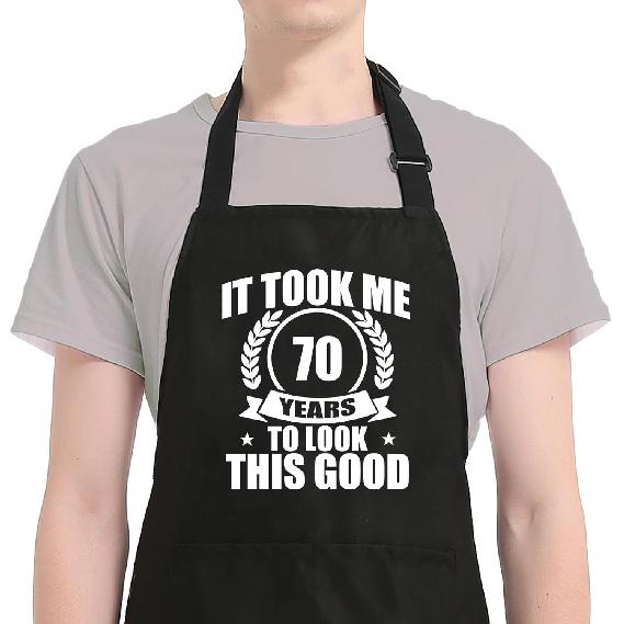 30th 40th 50th 60th 70th Birthday Gifts for Men Women, Kitchen Aprons for Cooking BBQ, Gifts for Dad Grandpa Husband