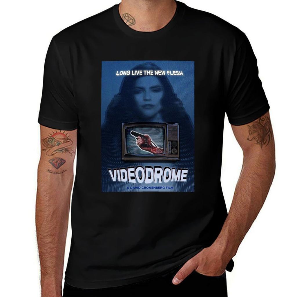 Videodrome Fan Art Tshirt Summer Casual Loose Tshirt
