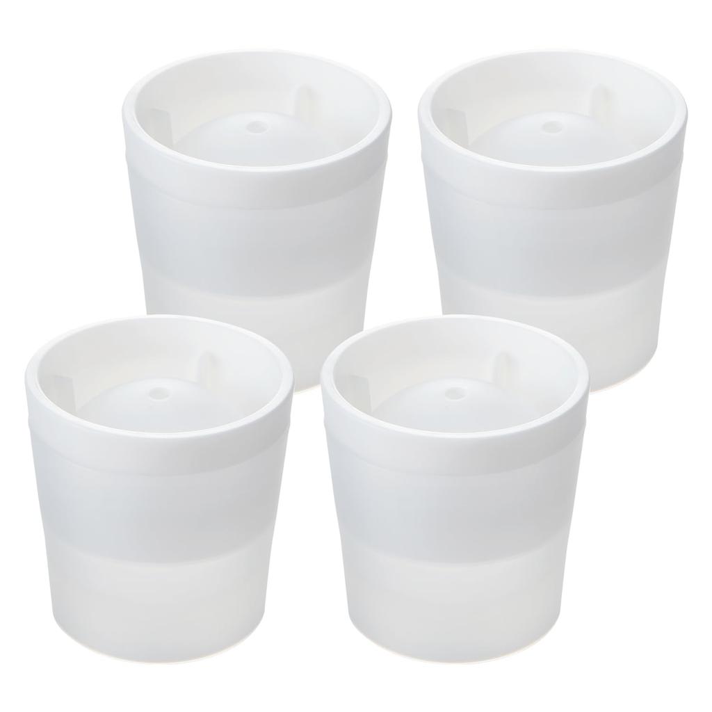Ice Cube My Round Diameter X Set of Made In 6cm Over 2 Million Popular Round Ice Maker Like-it Trays, Ice, Approx. 7.5cm 7.5cm High, White, 4, Japan,