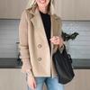 Women's Woolen Suit Collar Casual Coat - 2025 Spring Collection