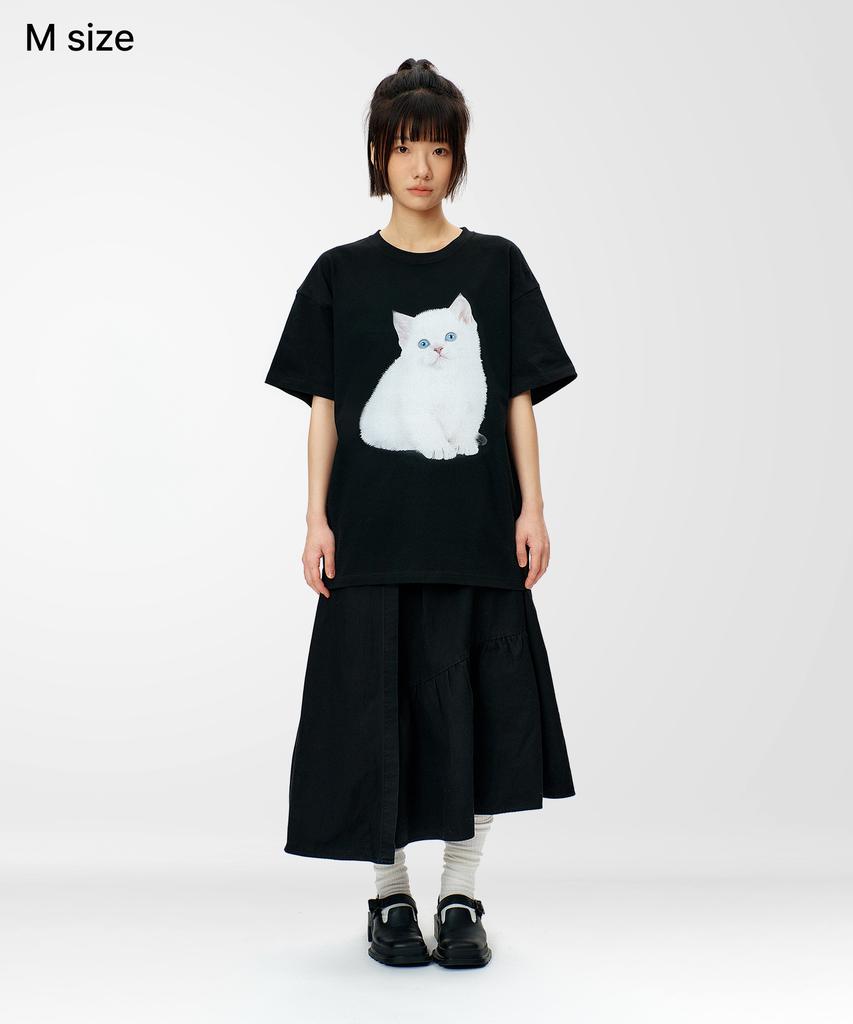LAUGHER Neko T-Shirt - Black