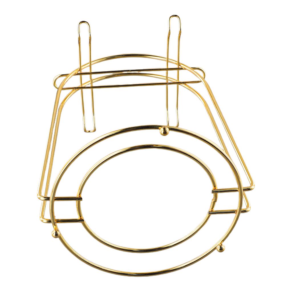 Metal Tea Cup and Saucer Holder Rack with Water Drainage System for Home and Restaurant Kitchen Cup Organization