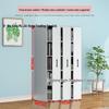 Mobile Dustproof Bookshelf: Sliding, Wheel-Equipped, Drawer-Type Storage Cabinet