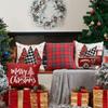 Christmas Decoration Pillow Cover Christmas Car Christmas Tree Pattern Cushion Cover Suitable for Home Living Room Sofa Room
