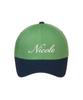 Nigaennikol Nicole Lettering Ball Cap_Green Navy