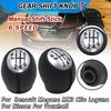 For Renault Megane MK3 Clio Laguna For Nissan For Vauxhall Interior New Product Car Accessories 6 Speed Gear Shift Knob