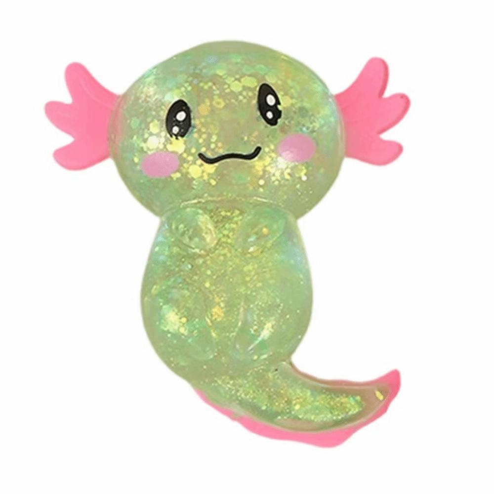 Elasticity Maltose Fidgets Toys Slow-rebound Glitter Axolotl Squishy Toy Fidget