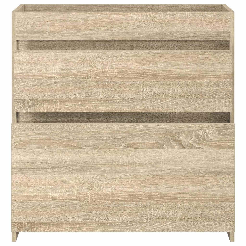 Bathroom Vanity Cabinet in Sonoma Oak 78.5 x 37.5 x 81 cm Particleboard