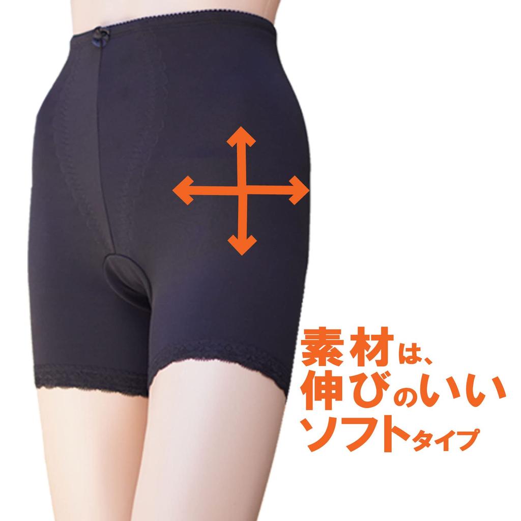 Warm Cold Warm Girdle for Tummy Size M [Model Look] Innerwear, Hip-Shaping, Protection, Fleece-Lined Women, Lace, Hip-Lifting, Warm, Support, Warm,
