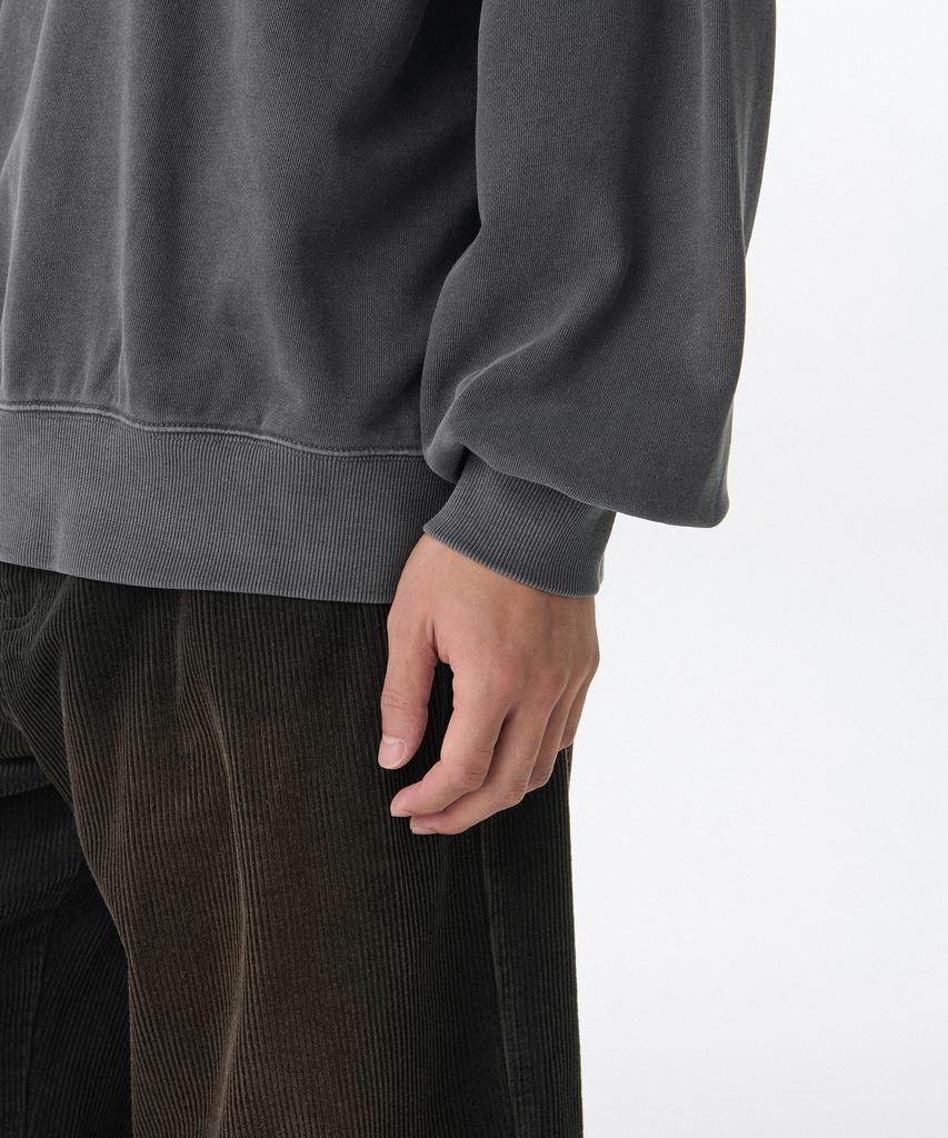MUSINSA STANDARD Pigment Oversized Sweatshirt [Charcoal Gray]
